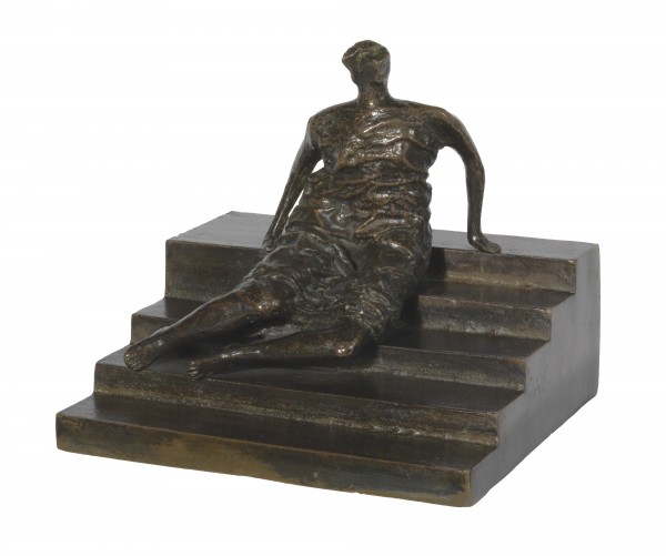 Maquette for Figure on steps