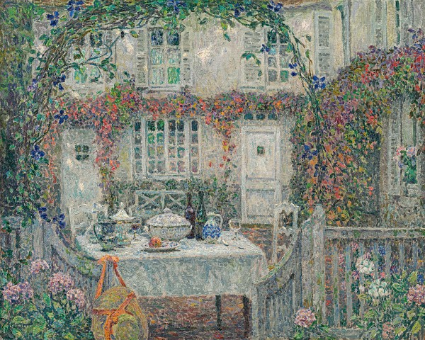 Henri Le Sidaner - La table, automne, Gerberoy