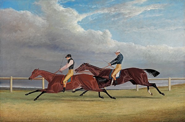 John Frederick Herring Snr - Matilda and Mameluke: the finish of the 1827 St Leger