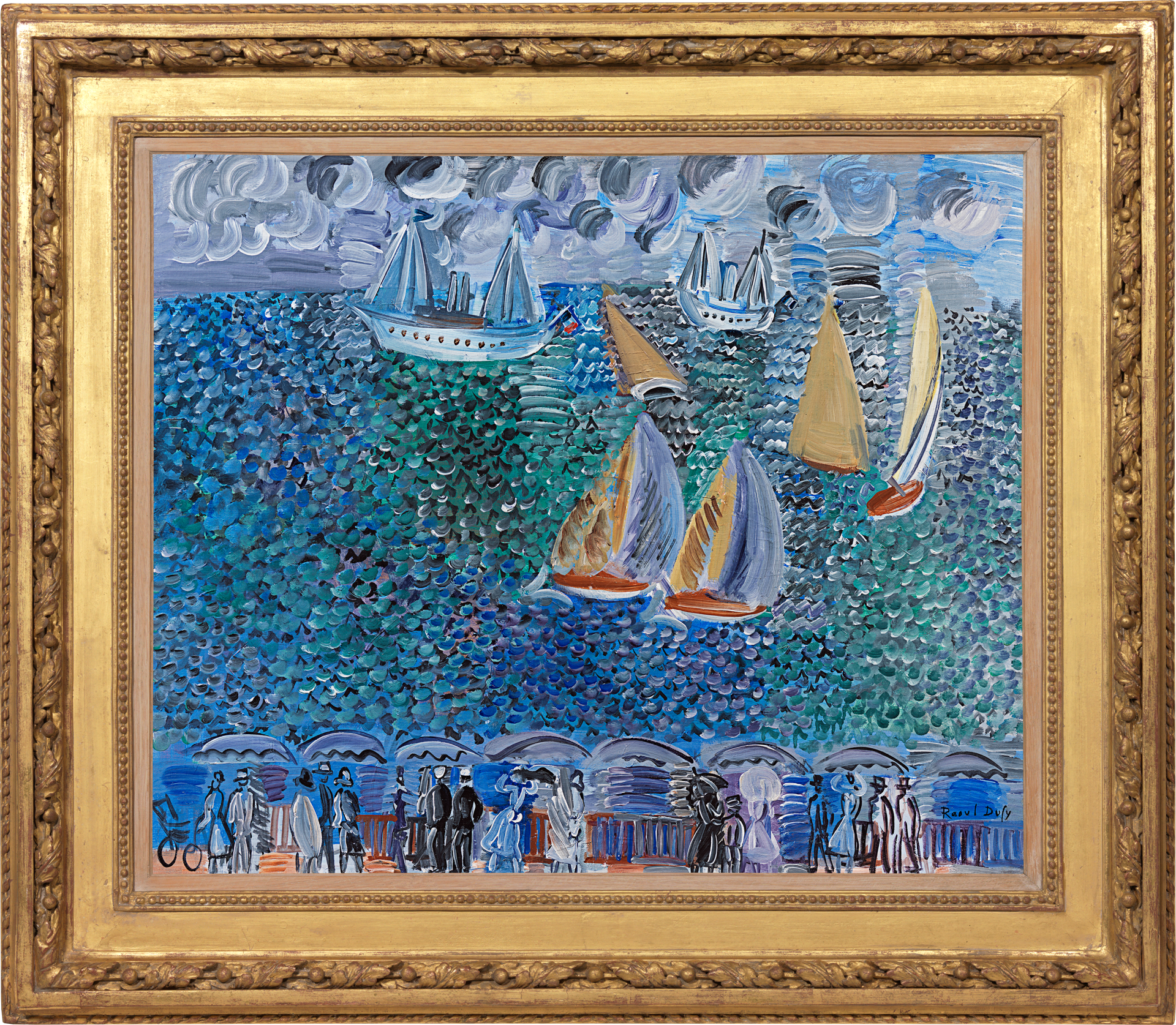 Raoul Dufy - La promenade au bord de la mer, Sainte-Adresse