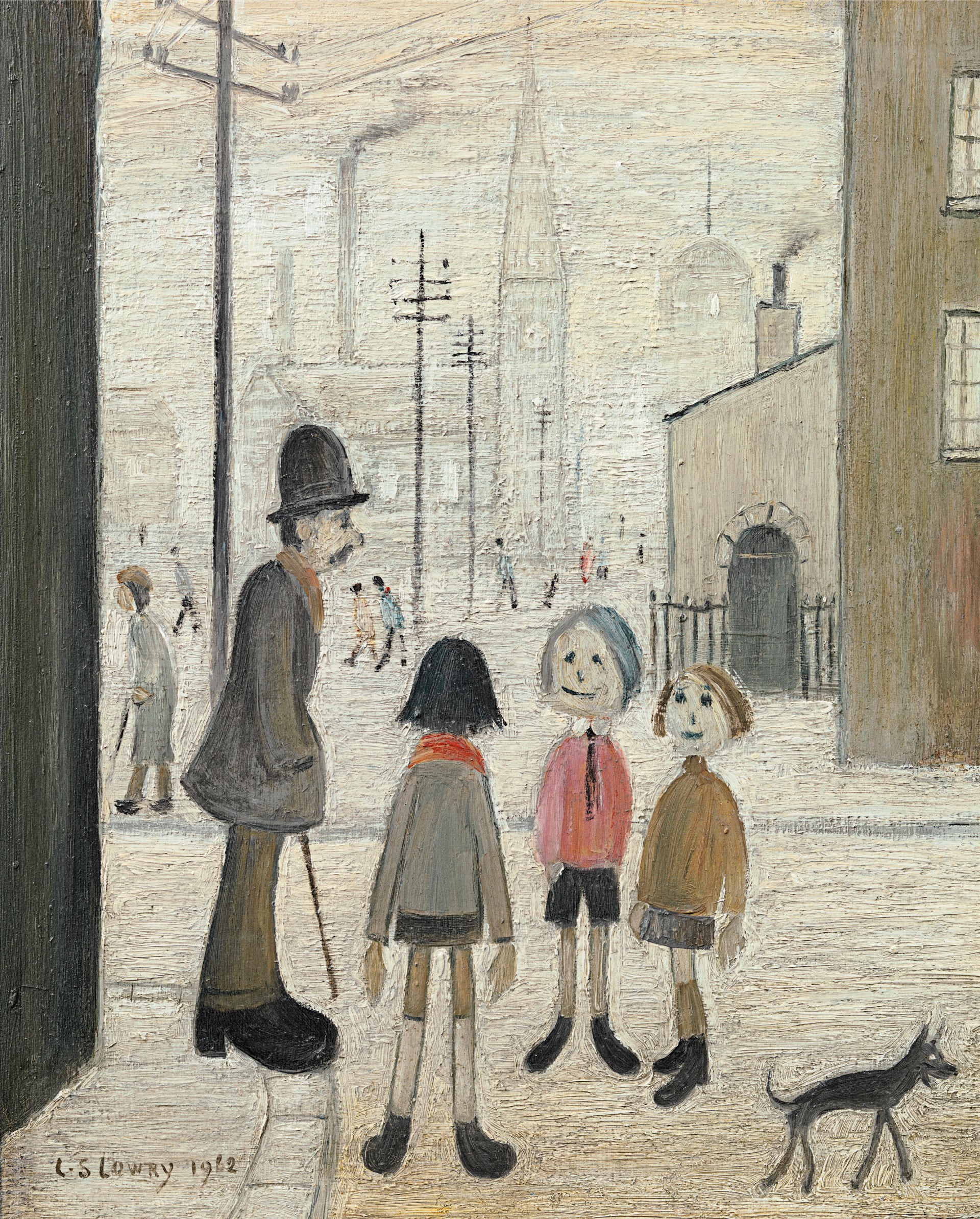 Laurence Stephen Lowry - A street - Richard Green