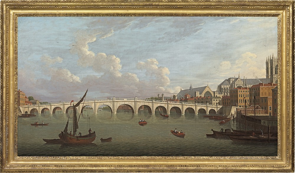 Joseph Nickolls - Westminster Bridge,Westminster Hall and Westminster Abbey