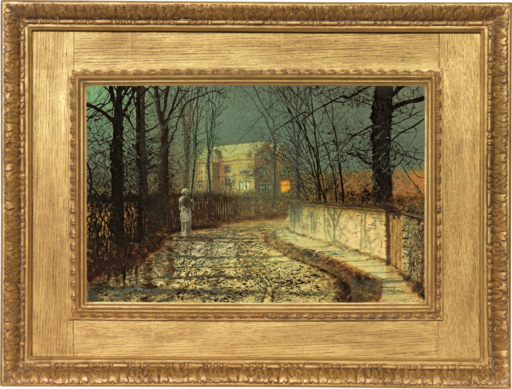 John Atkinson Grimshaw - A moonlit street