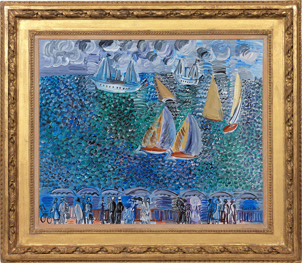 Raoul Dufy - La promenade au bord de la mer, Sainte-Adresse