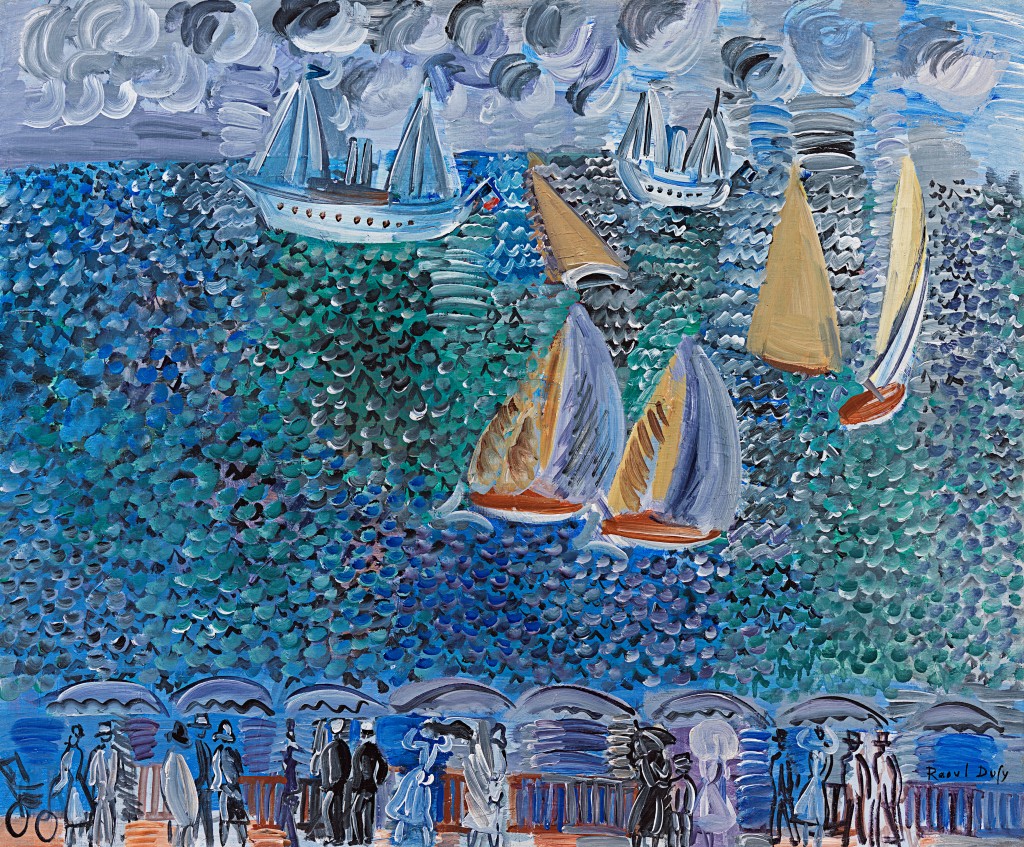 Raoul Dufy - La promenade au bord de la mer, Sainte-Adresse