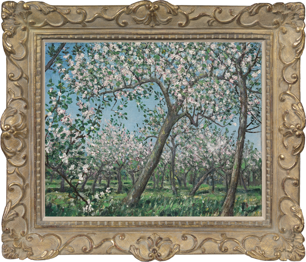 Christopher Richard Wynne Nevinson - The Apple Orchard - The Bath Road
