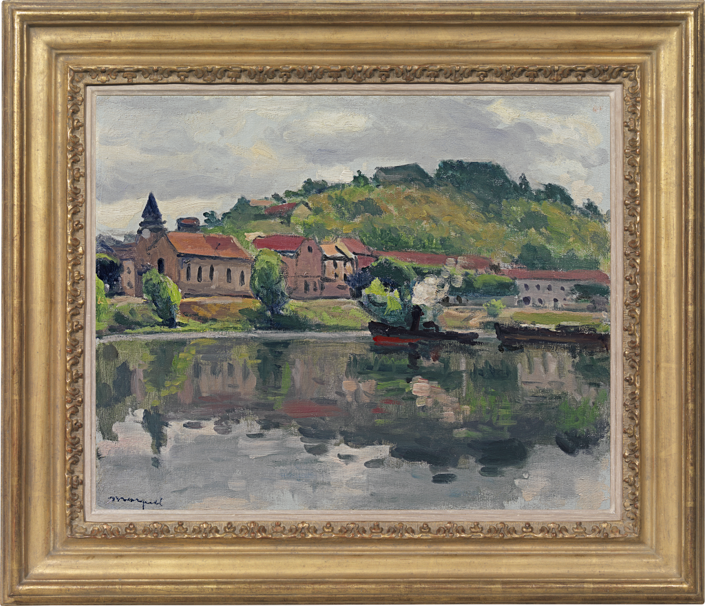 Albert Marquet - L'eglise et le village de la Frette