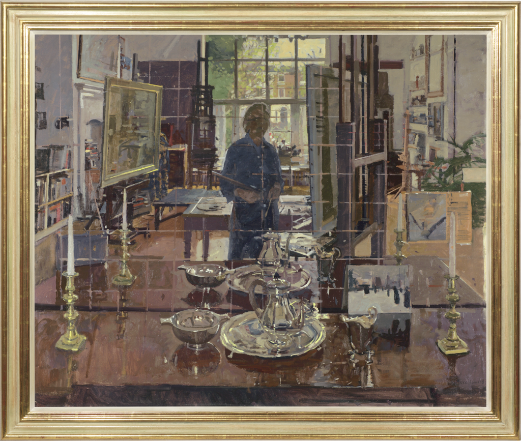 Ken Howard - Silver self-portrait