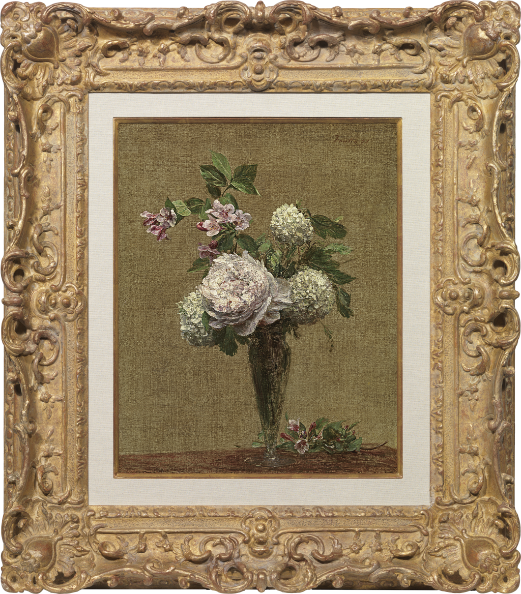 Henri Fantin-Latour - Pivoines et boules de neige