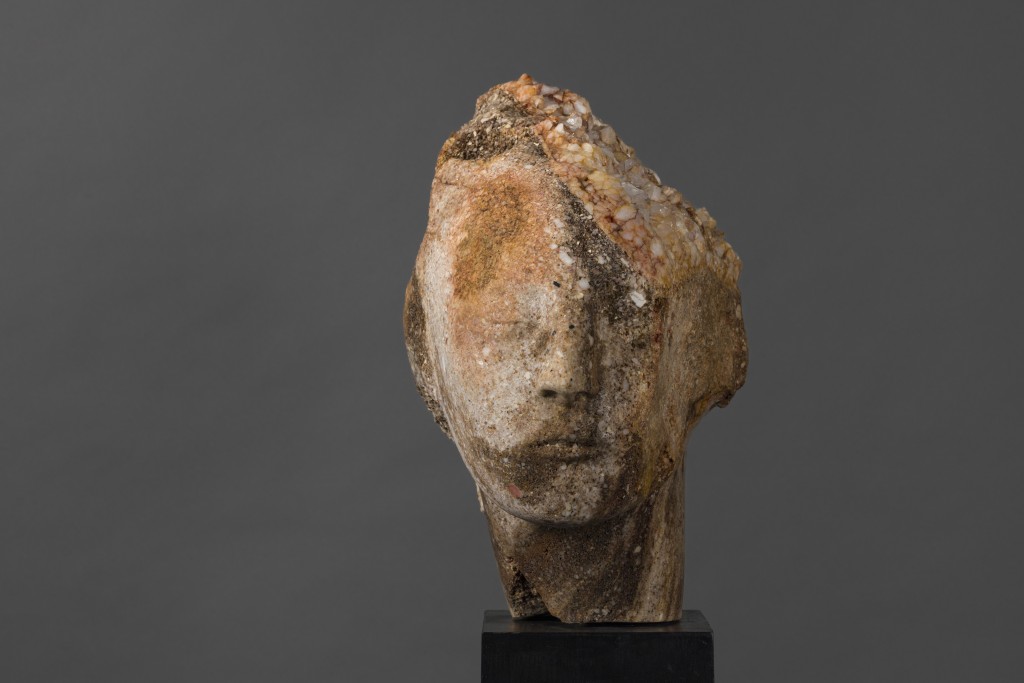 Emily Young - Clastic Crystal Head I, 2022