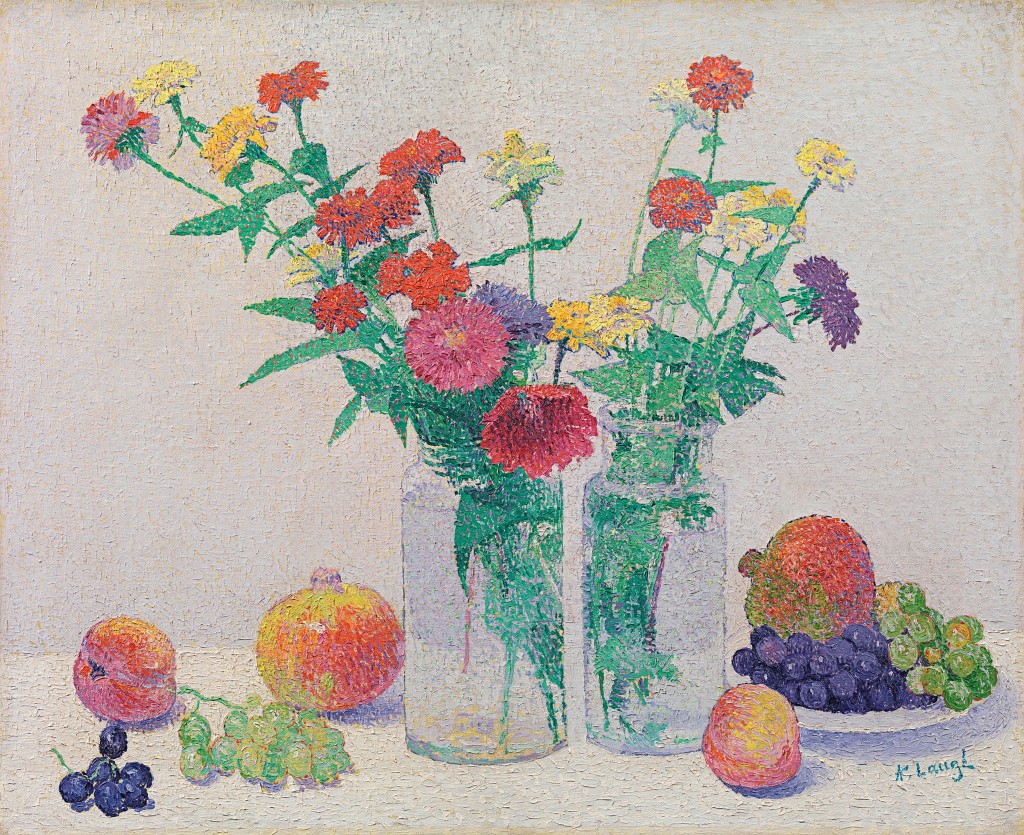 Achille Laugé - Nature morte aux grenades