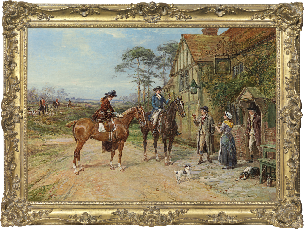Heywood Hardy - Refreshments at a wayside inn
