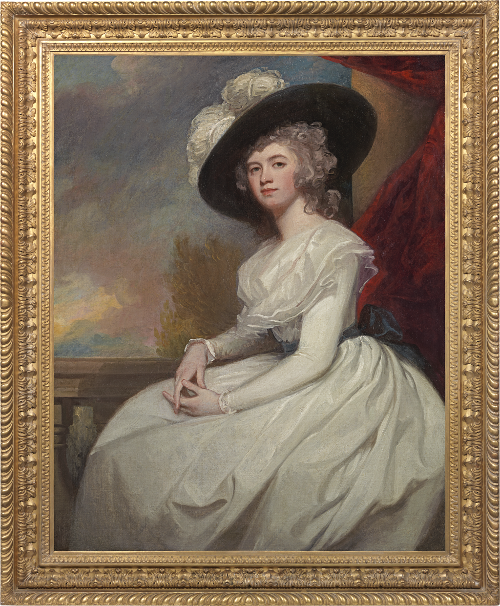 George Romney - Portrait of Frances [nee Puleston] Cooke [1765 - 1818]