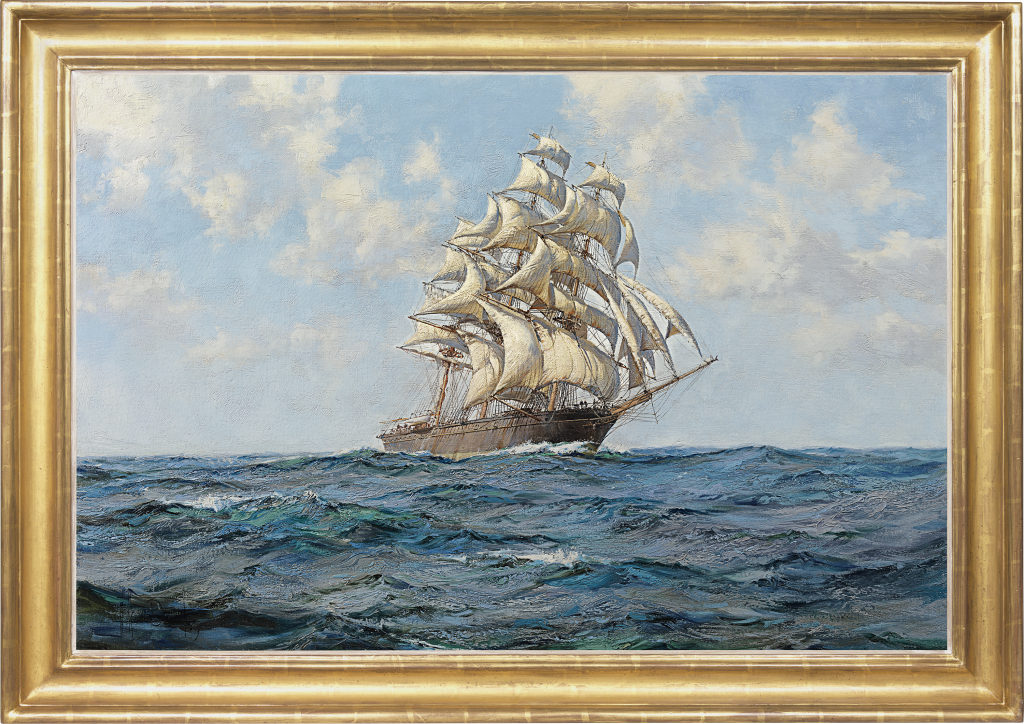 Montague Dawson - Blue Seas - the Maitland