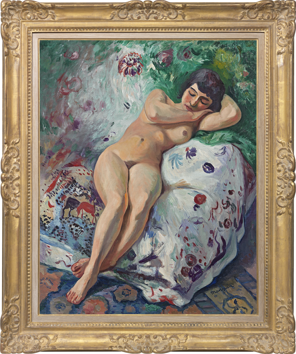 Henri Manguin - Femme endormie, petite Marie