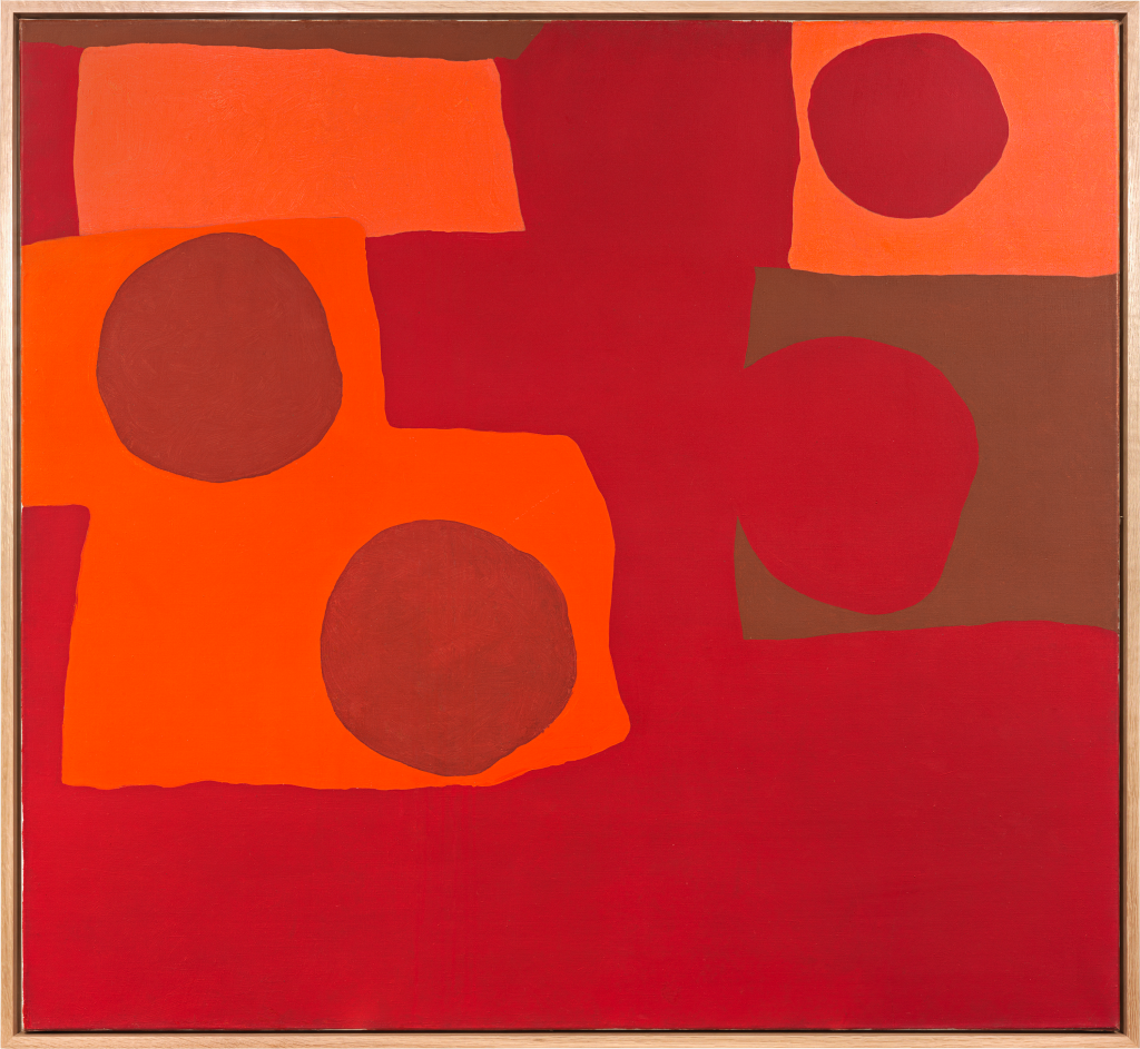 Patrick Heron - Five Reds, Four Discs : May 1965