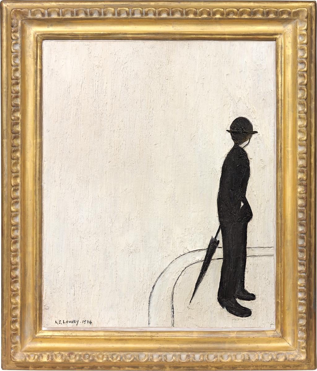 Laurence Stephen Lowry - A man waiting