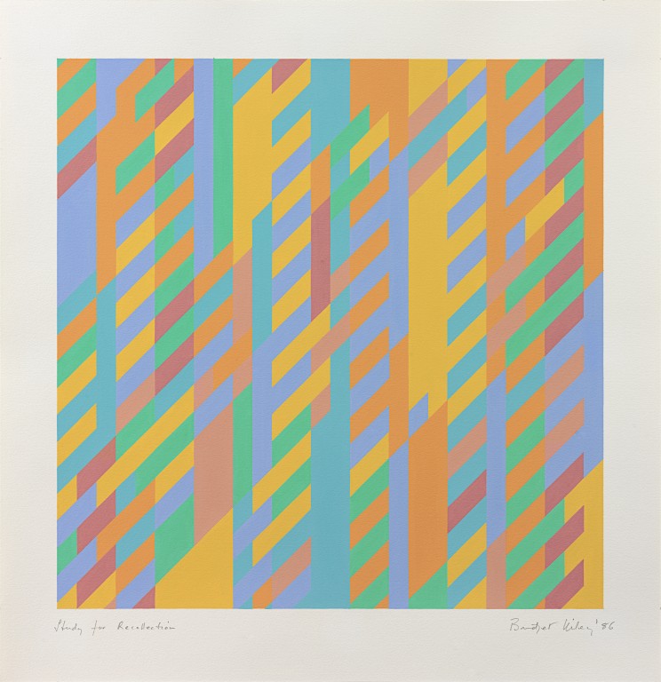 Bridget Riley - Study for Recollection