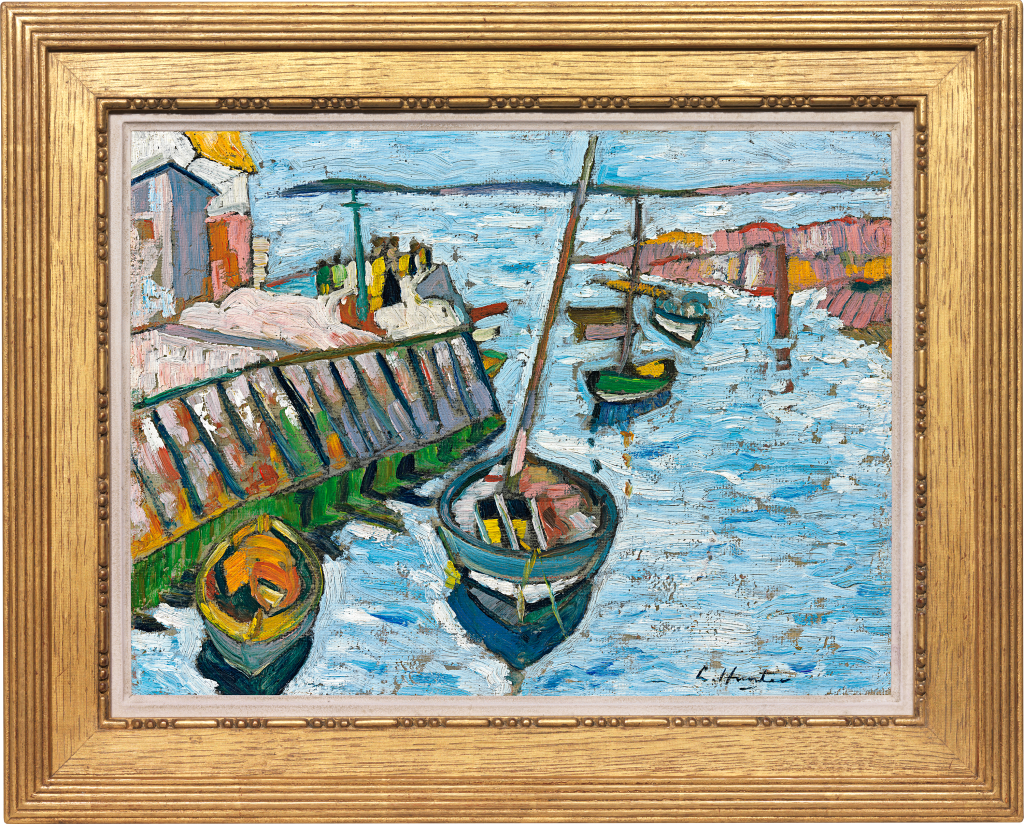 George Leslie Hunter - Largo Harbour