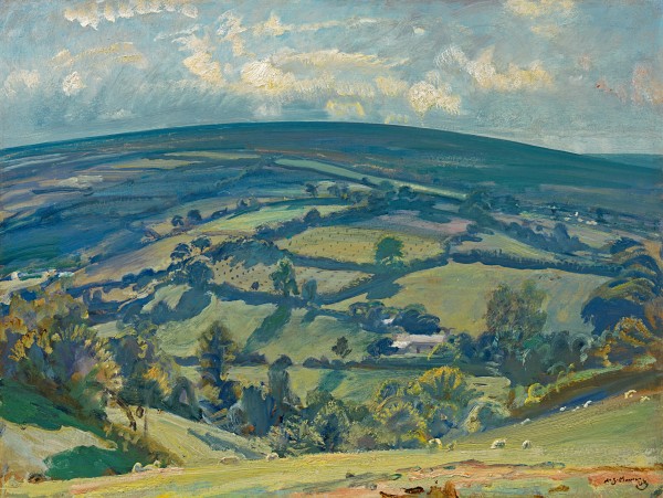 Sir Alfred Munnings - Withypool Hill, looking south