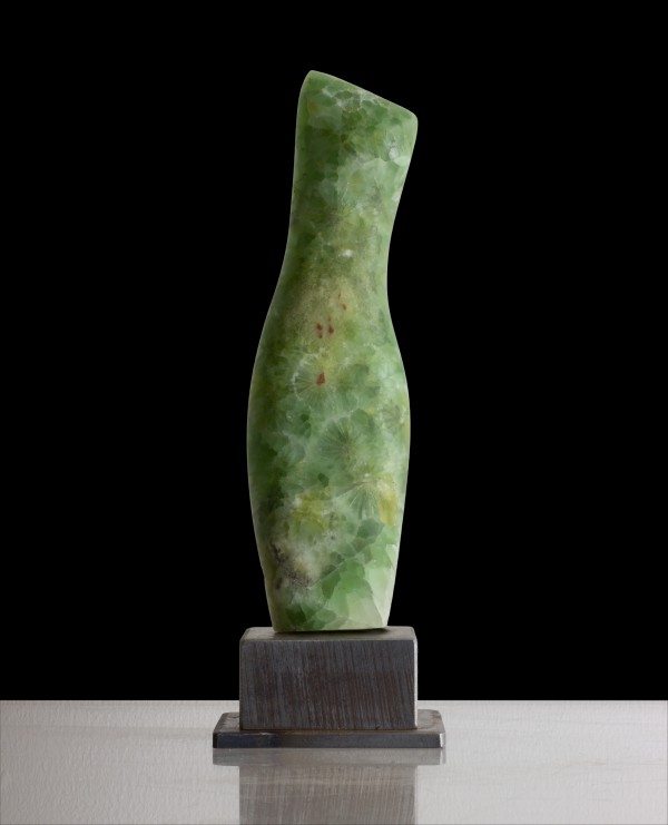 Emily Young - Green Crystal Torso