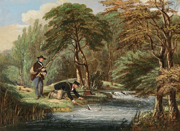 James Pollard - Pike fishing at Harleyford-on-Thames