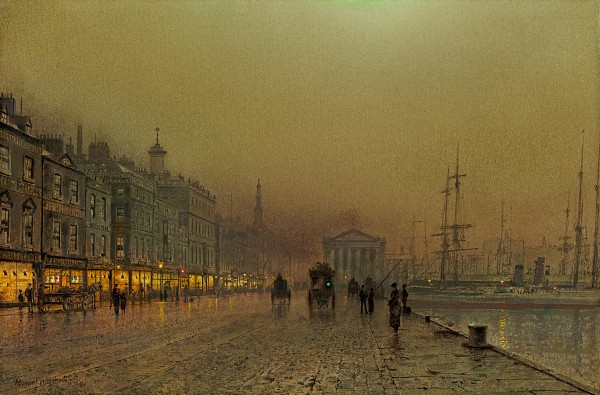 John Atkinson Grimshaw - Quay-side, Greenock