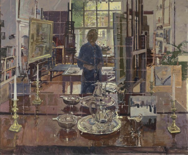 Silver self-portrait