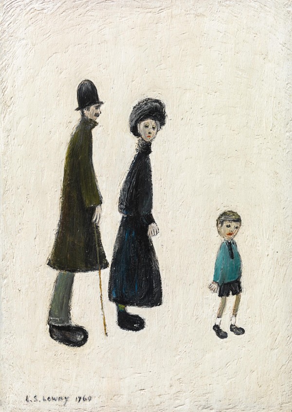 Laurence Stephen Lowry - The family outing
