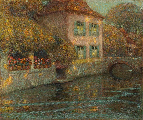 Henri Le Sidaner - Maison ensoleillee
