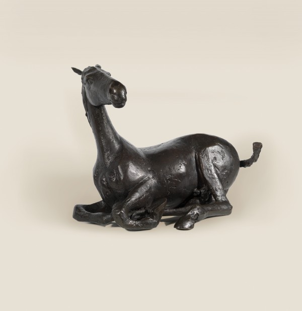 Dame Elisabeth Frink - Large rolling over horse