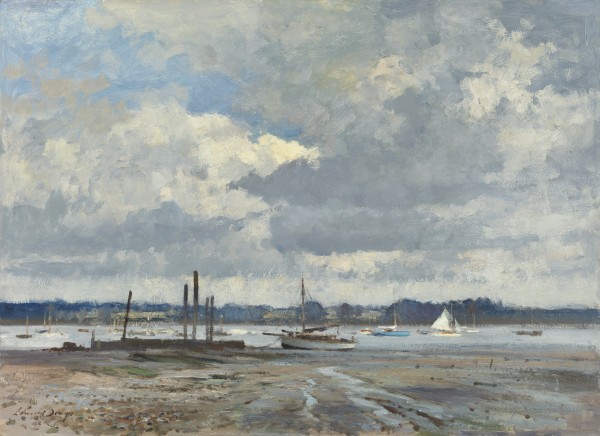 Edward Seago - Storm Clouds over the Orwell