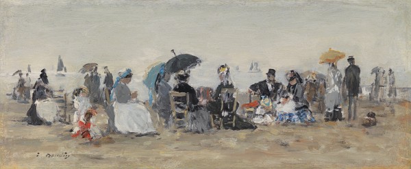 Trouville, scène de plage