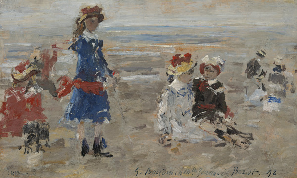 Les enfants de Bériot sur la plage