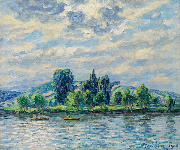 Bords de l'Yonne, effet de soleil