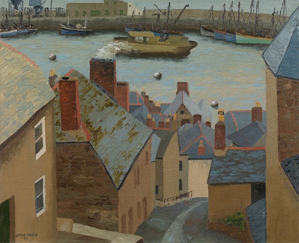 Newlyn Harbour from Trewartha Street