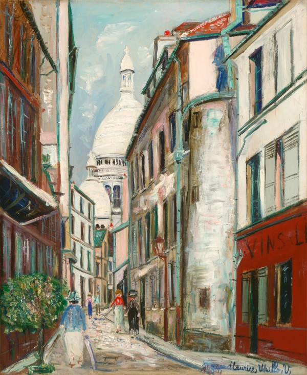 Rue Saint-Rustique à Montmartre