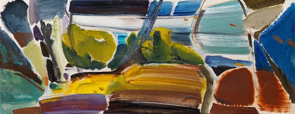 Ivon Hitchens - Landscape, spaces of woods and hills