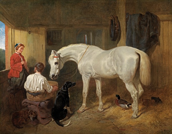 John Frederick Herring Snr - In the stable at Meopham
