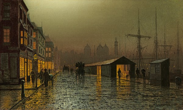 Arthur E. Grimshaw - Hull docks by night