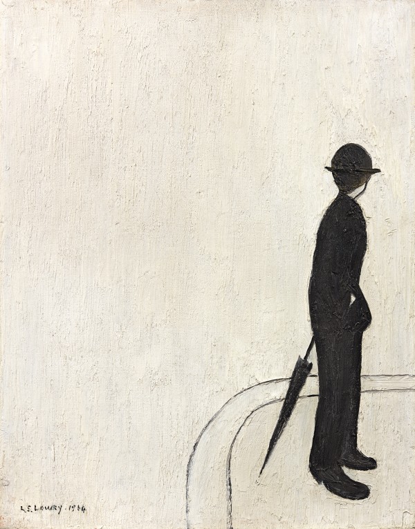Laurence Stephen Lowry - A man waiting