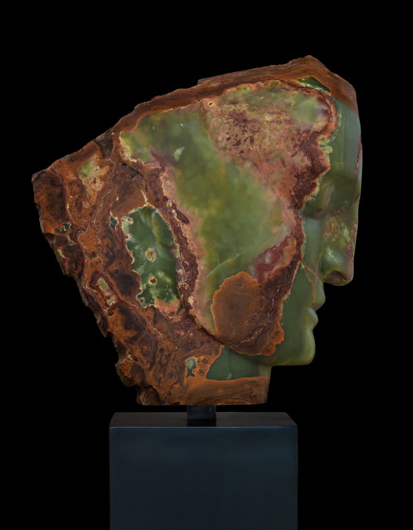 Emily Young - Green Lake Head, 2018