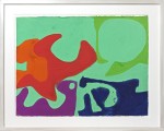 Patrick Heron - Theme Dissolving - Ice-Green with Scarlet and Purple : June 1969