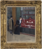 Jean Beraud - Devant la bijouterie