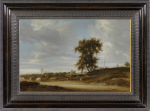 Salomon van Ruysdael - Landscape with wagons on a sandy road