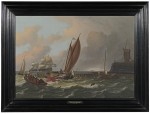 Ludolf Backhuysen - Tsar Peter the Great's boeier off Amsterdam