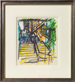 Frank Auerbach - St. Pancras steps