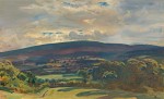Sir Alfred Munnings - View from Selworthy, Exmoor