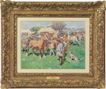 Sir Alfred Munnings - The horse fair