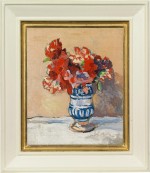 Christopher Wood - Flowers in a blue vase